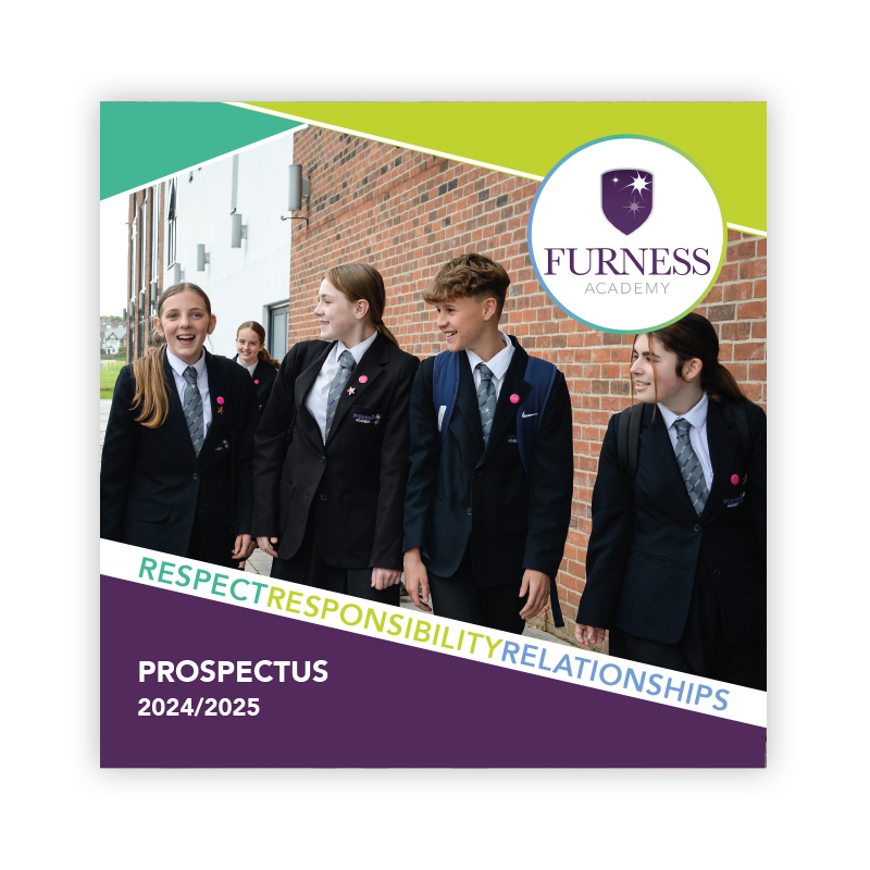 Squiggle Graphics - Furness Academy Prospectus Front cover